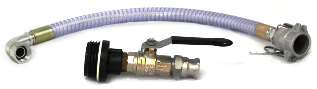 Sugslangset till fat med S70x6 gänga, komplett  ##