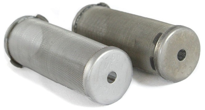 Maskinfilter Korta 30 Mesh. Rostfri till Graco äldre eldrivna modeller