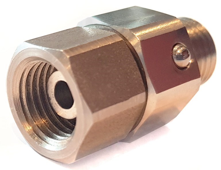 Svivel, kullagrad 1/4"-1/4" 500 Bar