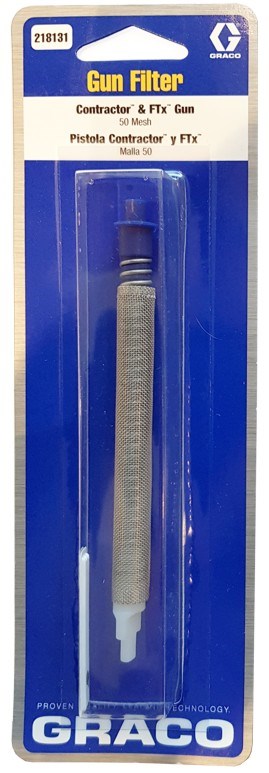 Pistolfilter 50 Mesh Blått