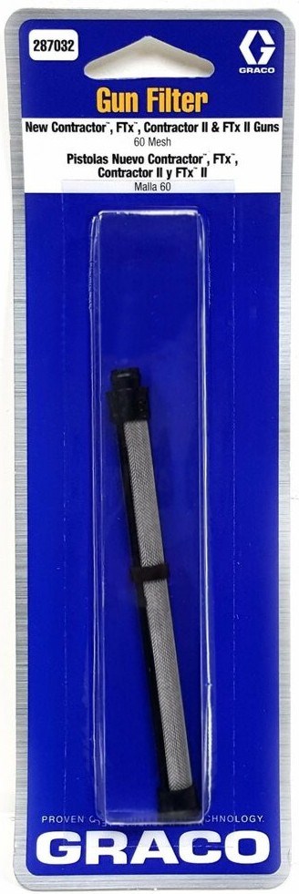 Pistolfilter 60 Mesh Svart