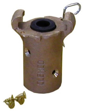 CQB-1/2 Klokoppling brons för 1/2" slang