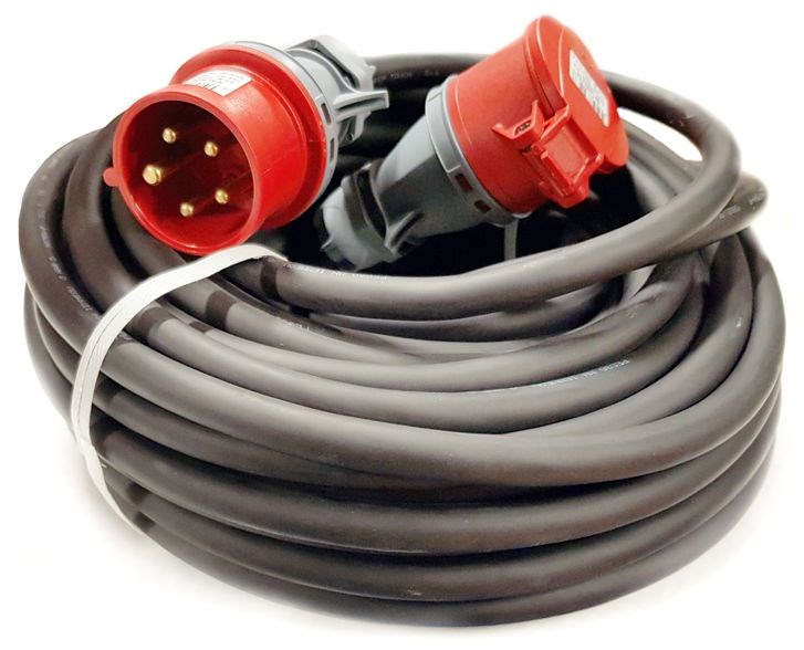 Elkabel 25m 3-fas 5x2,5mm2