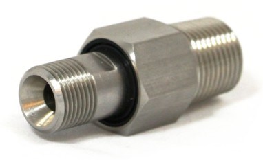 Svivel 3/8"ut - 1/2"ut, Kullagrad, Rostfri