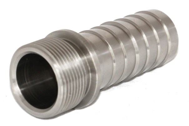 Slangstolpe 32mm med krage. 1 1/4" utv gänga