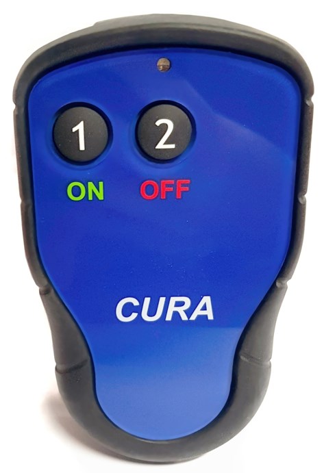 Sändare blå till radiostyrning