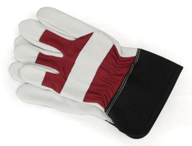 Arbetshandske av syntetläder