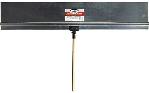 Spray shield aluminium 91x23cm