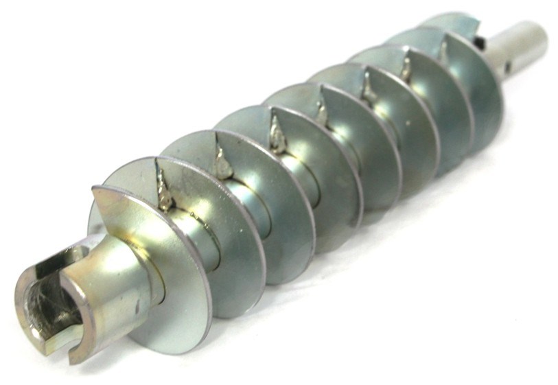 Doseringskruv till matarskruv,främre