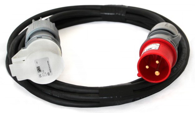 Kabel till nivåvakt Våt, röd & vit kontakt