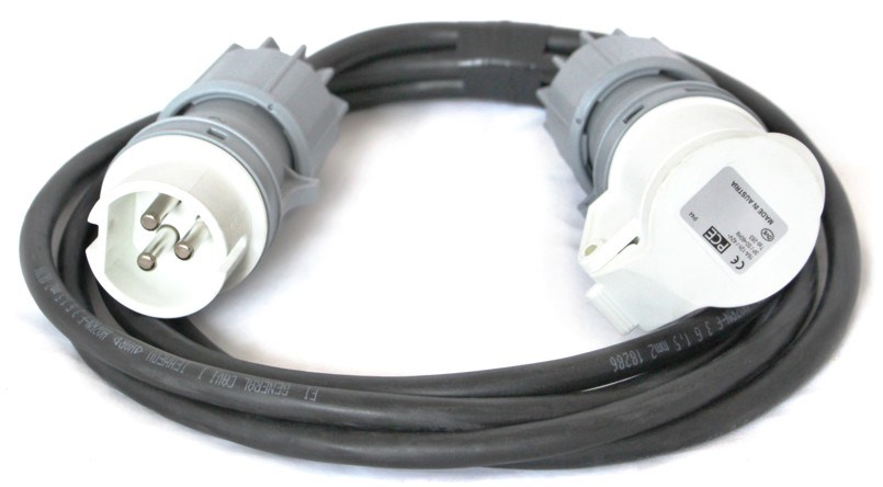 Kabel till nivåvakt Torr vit & vit kontakt