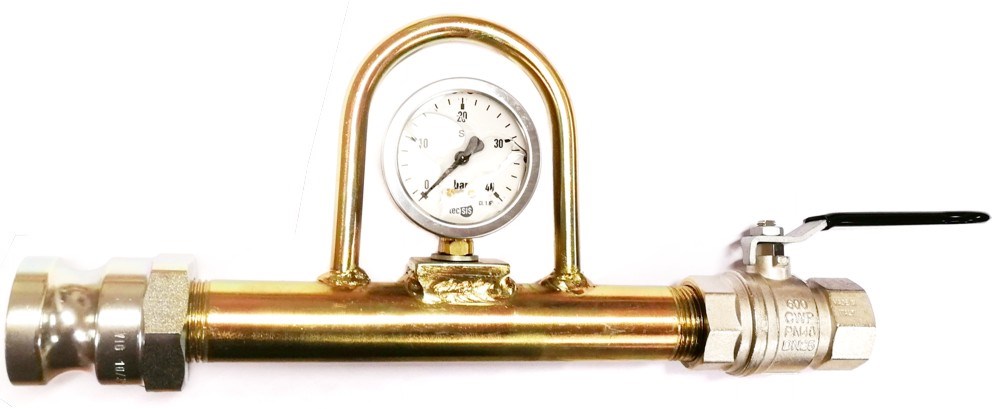 Tryckprovare 40bar med hankoppling ##