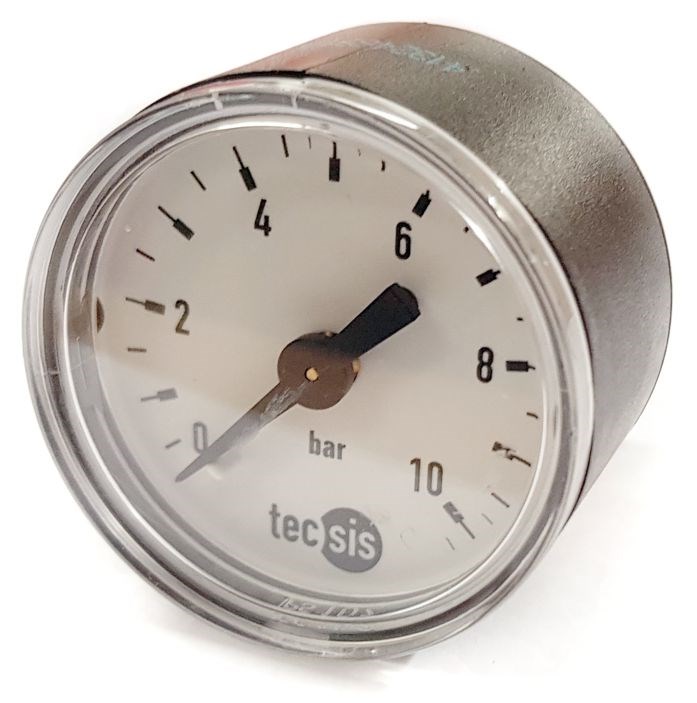 Manometer 0-10 bar 1/8" Bakåt 40mm