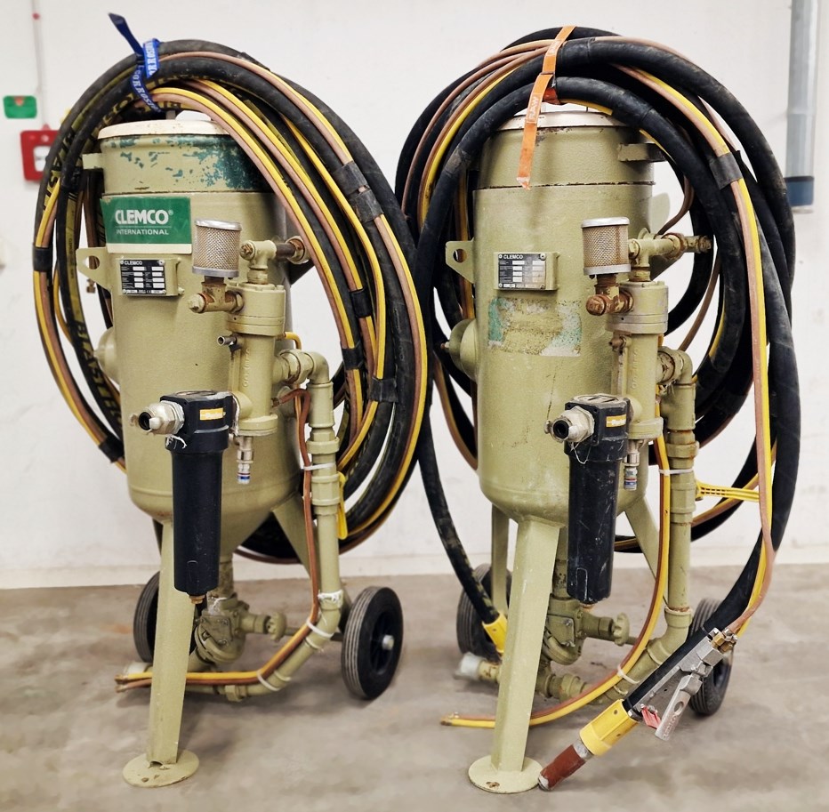 Begagnad blästerutrustning