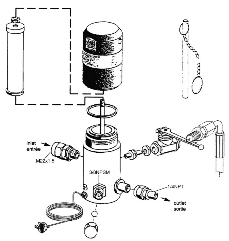 Filterhus stora, kolstål, typ 11