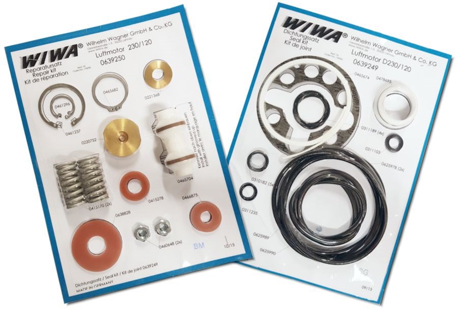 Rep.sats till luftmotor D230/120