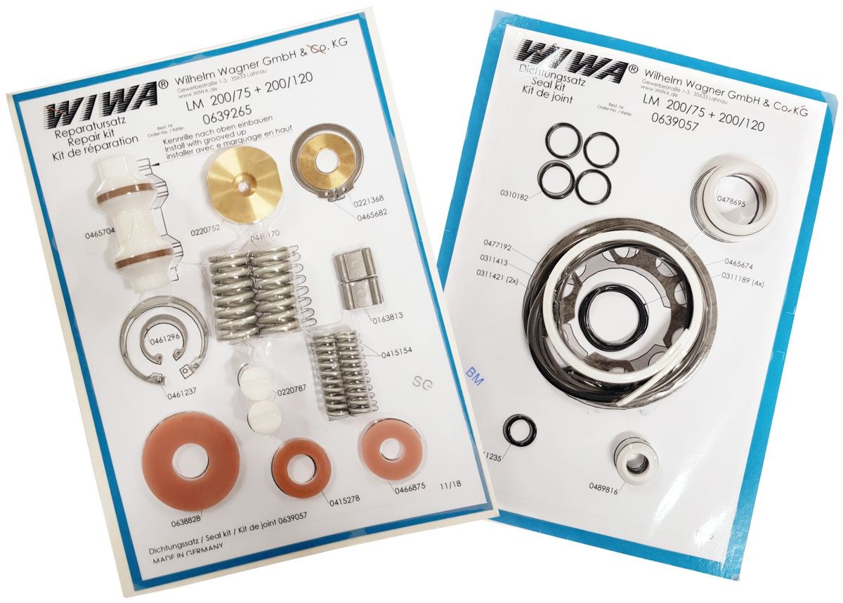 Rep.sats Luftmotor D200/120