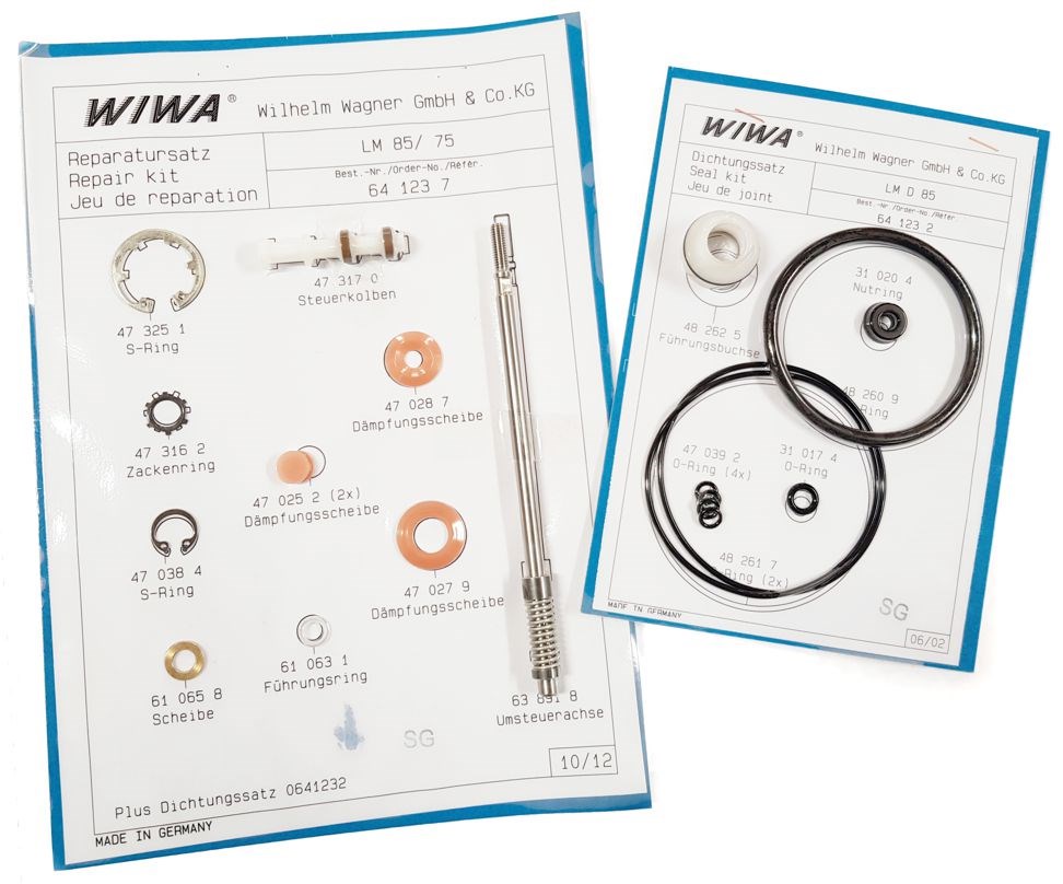 Rep.sats luftmotor Profit D85/75 (Standard)